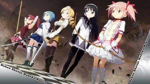 Desktop HD wallpaper: Anime, Kyōko Sakura, Puella Magi Madoka Magica, Homur...