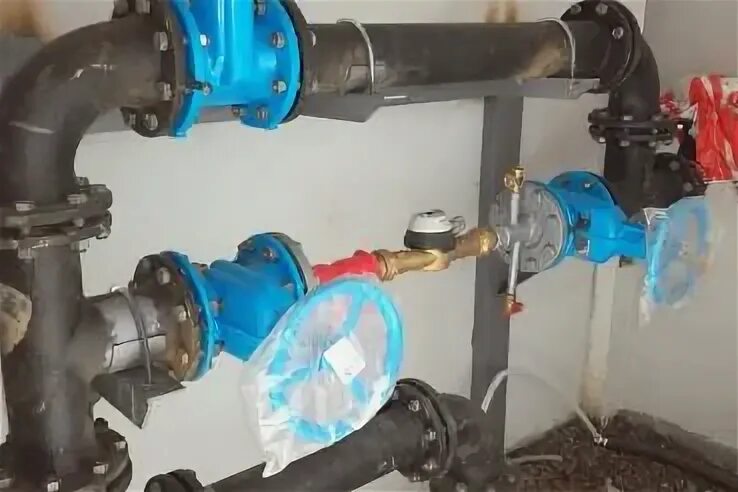 Опоры оп для водомерного узла