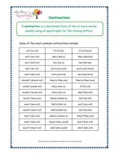 Contraction verb