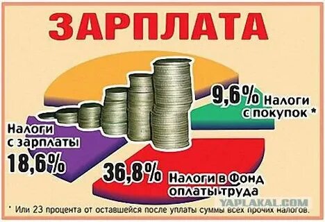 Сколько процентов платим налогов с зарплаты