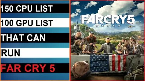 Системные требования far cry 5 на пк