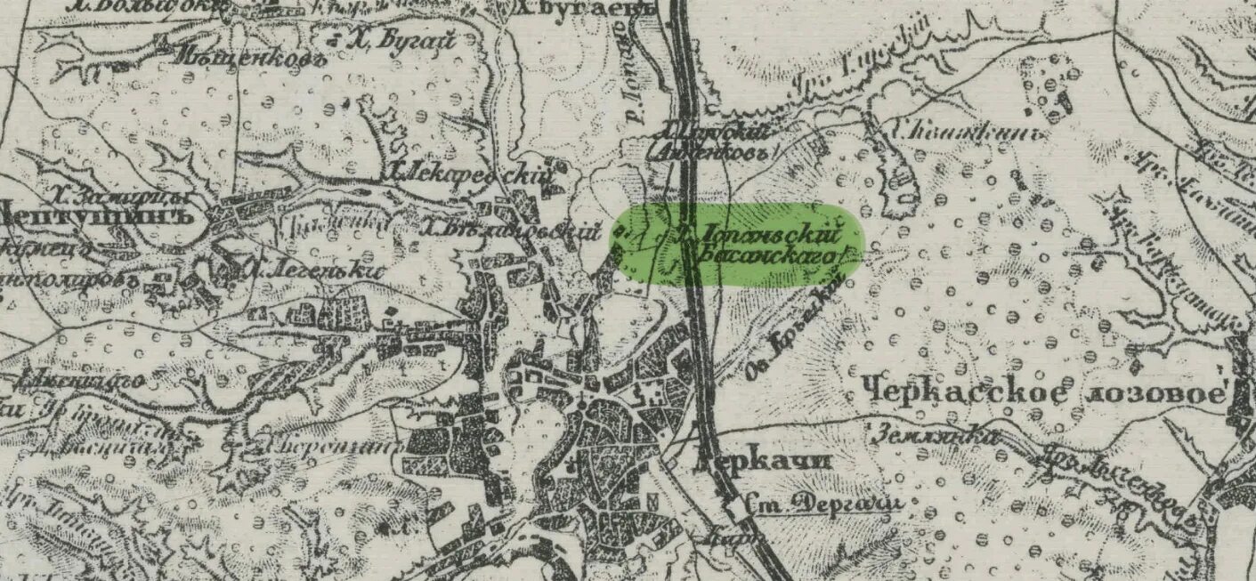 Белгородский уезд. Белгородский уезд. Белгородский уезд. Словохотов муравский шлях. Генеральное межевание земель.