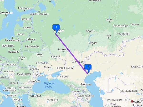 Расстояние от твери до санкт петербурга