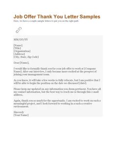 Thank you letter 8 класс