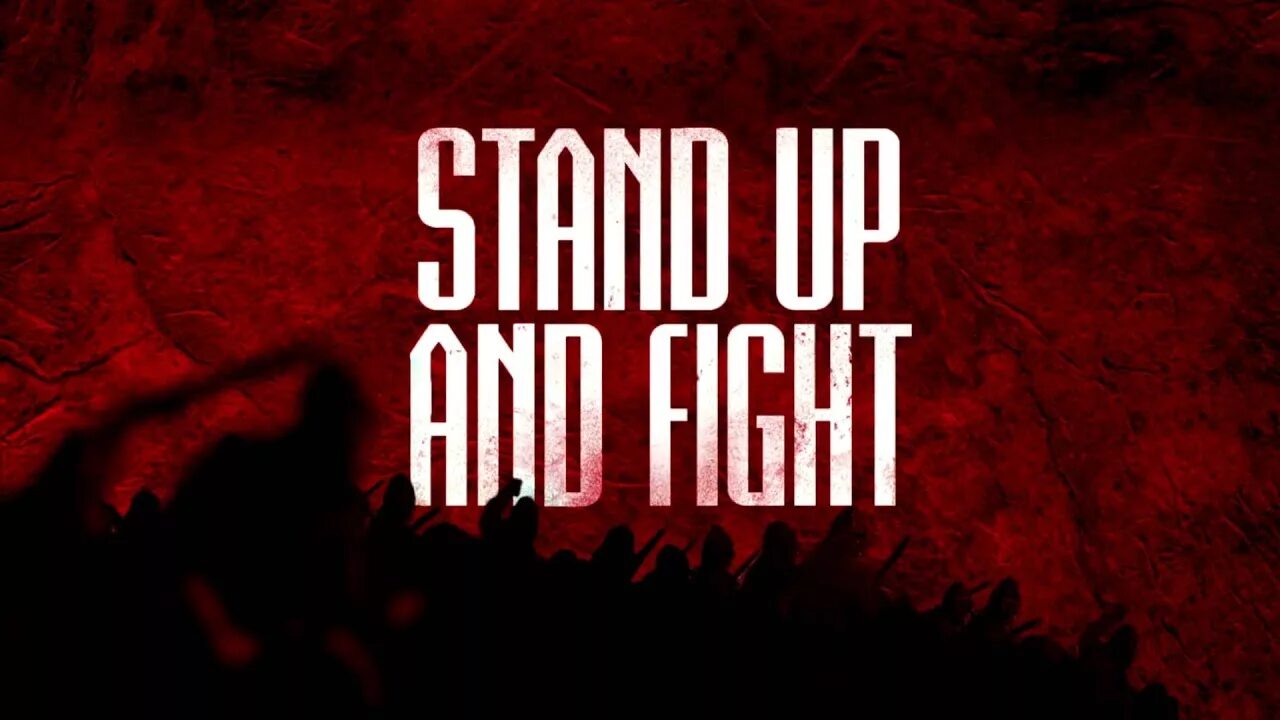Keep up stand up. Turisas stand up and fight. stand up(). turisas battle metal.