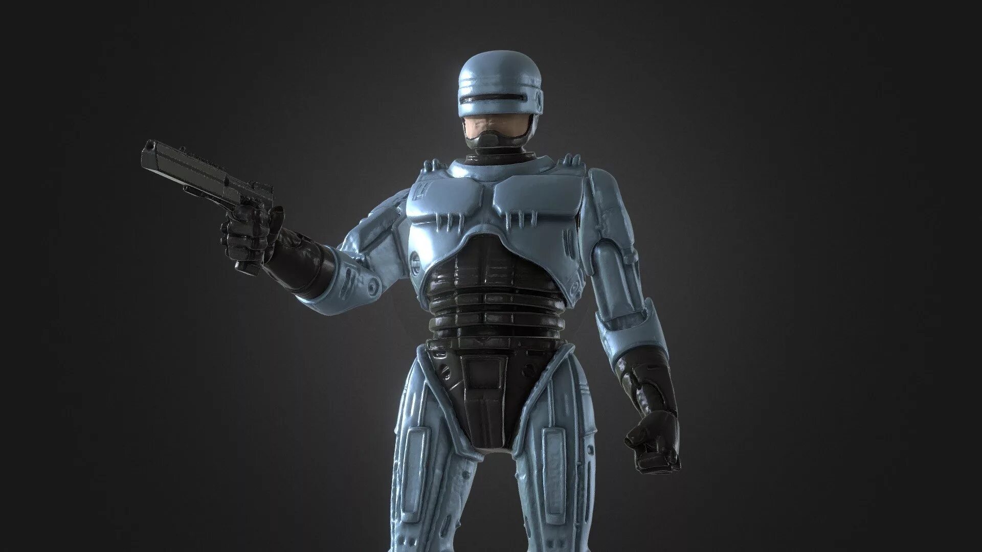 Robocop 3д модель. Робокоп MAFEX. Robocop 3d model.