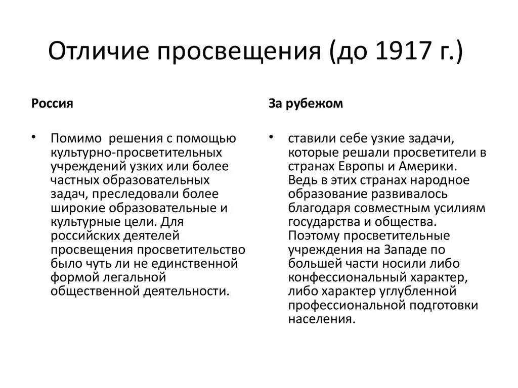 Европейское и российское Просвещение сравнение. Разница в европейском и российском просвещении. Различия российского и европейского Просвещения. Характерные черты европейского Просвещения. Разница россия и европа