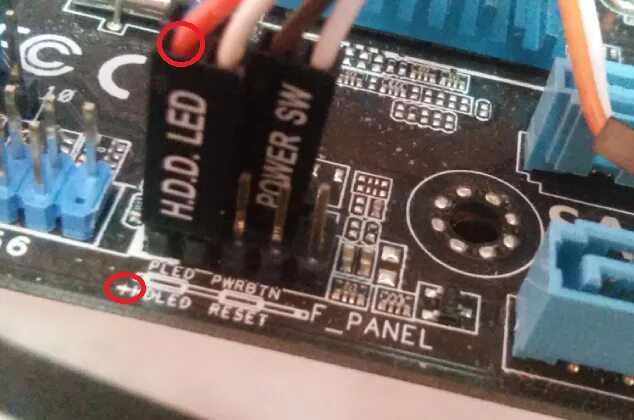 Куда подключать power led на материнской плате BlogLinux.ru
