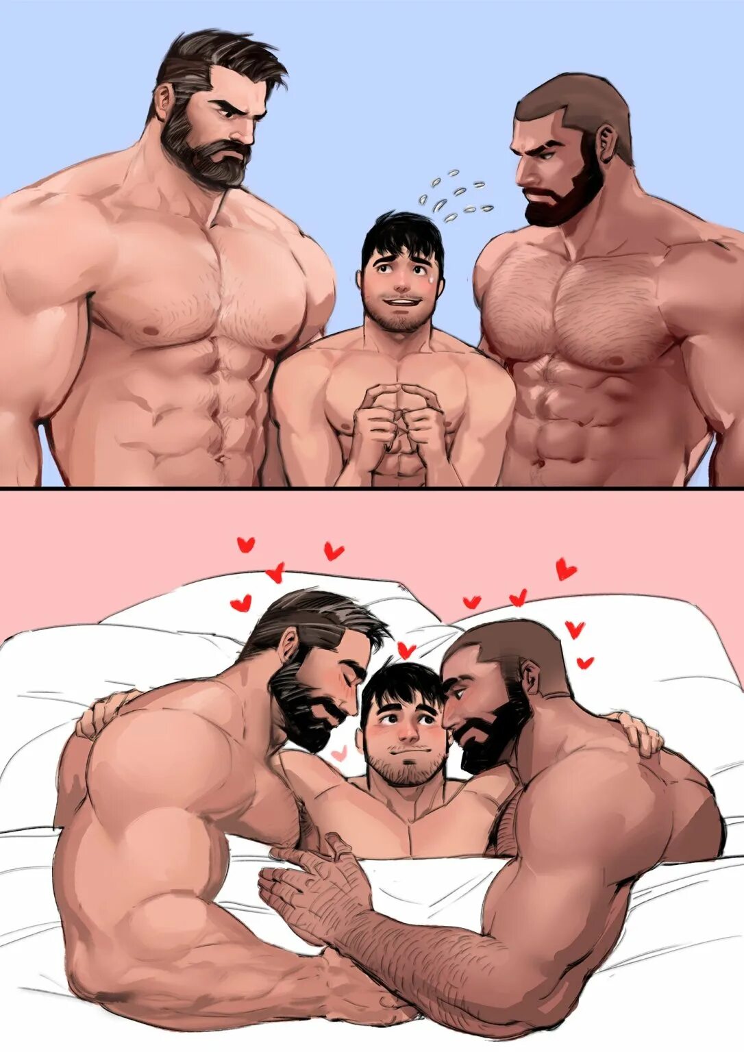 Секс Геев Комикс Черный И Синий