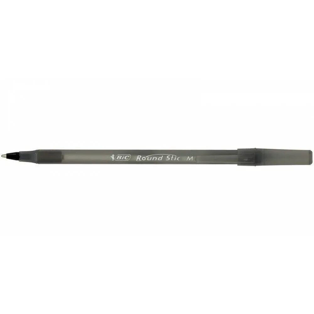 Ручка шариковая BIC раунд стик черная, 920568, 0, 4 мм. Ручка BIC Round Stic m. Ручка BIC Round Stic черная. Шариковая ручка чёрная BIC Round Stic m. Round stick