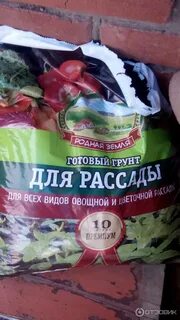 Земля для рассады родная земля