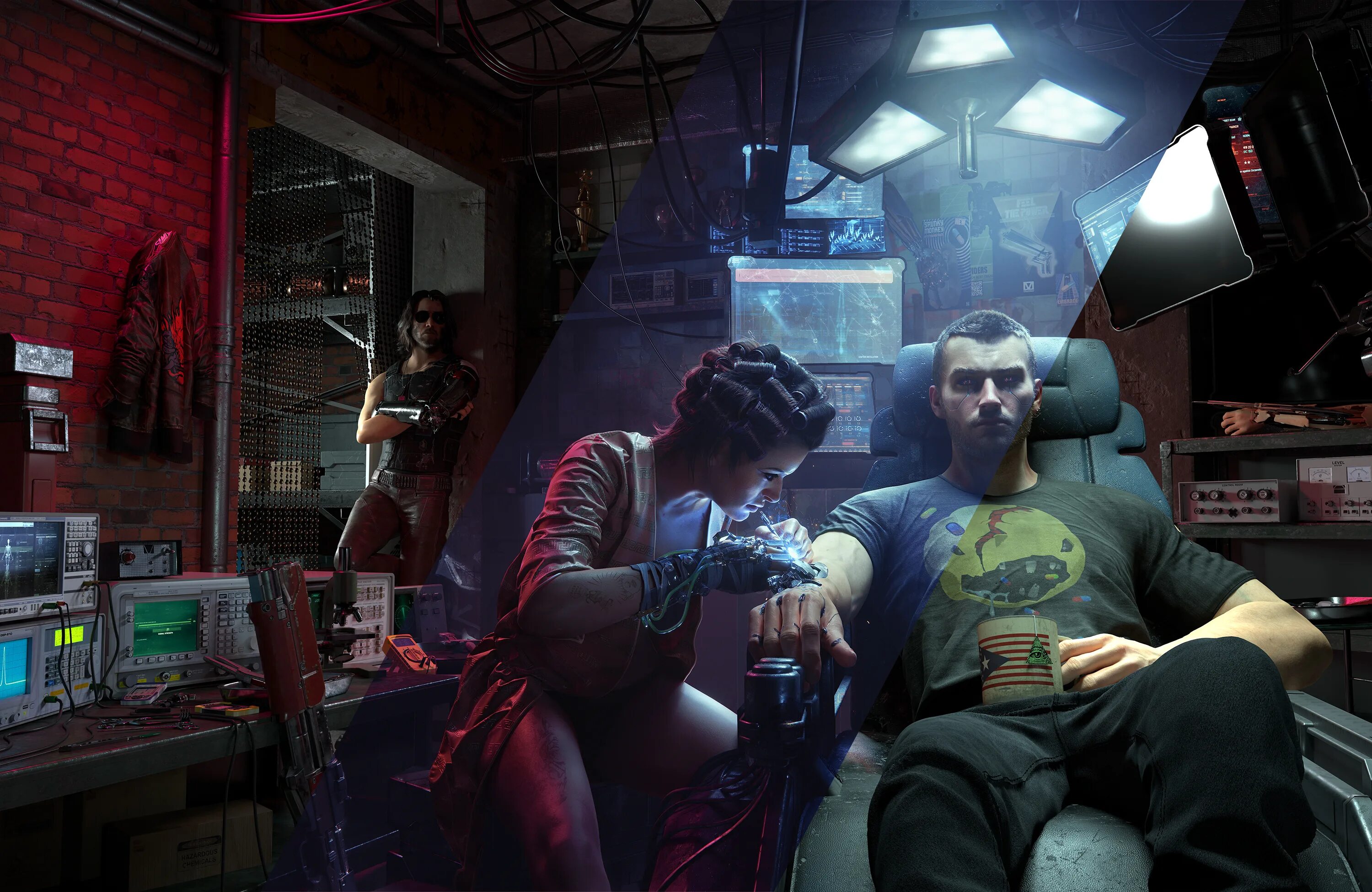 Сыграна роль киберпанк. Cyberpunk 2077 Johnny Silverhand. Cyberpunk 2077 ripperdoc. Ripperdoc Cyberpunk. Lukasz Wiktorzak.