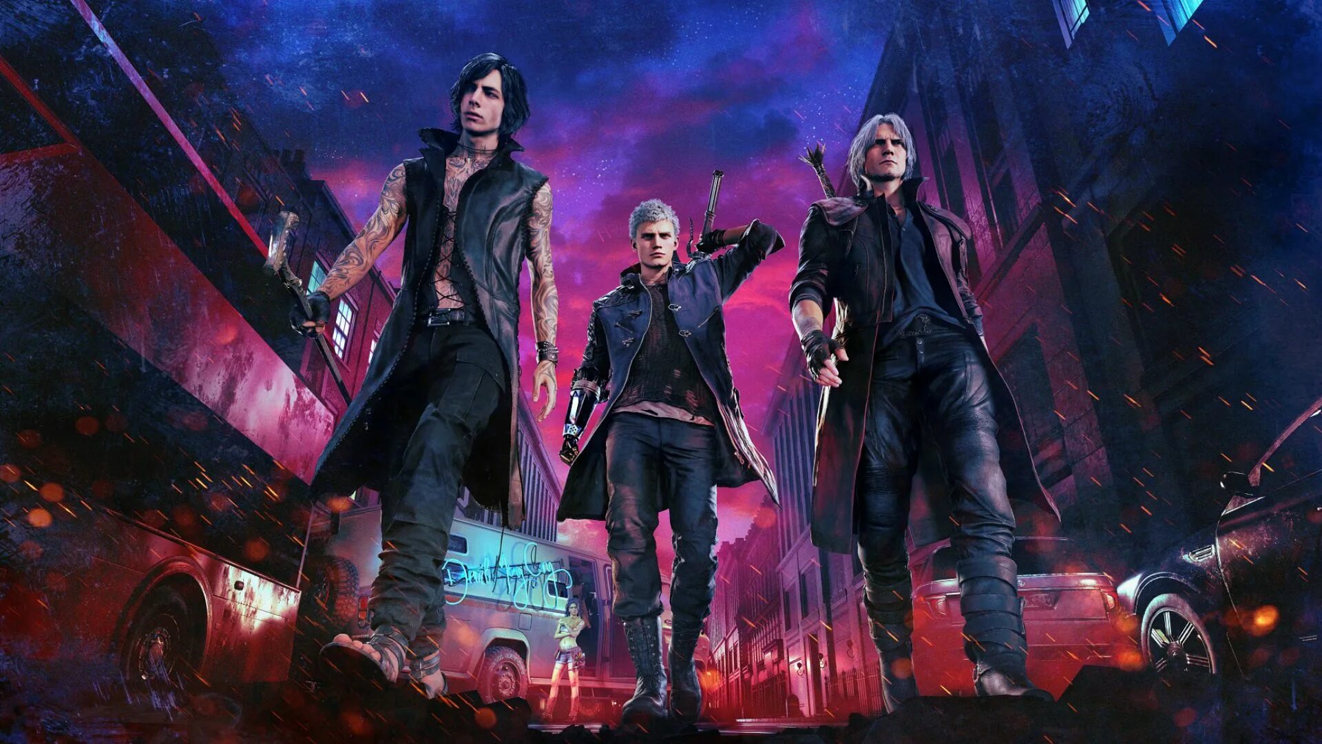 DMC Devil May Cry 5. V Devil May Cry 5. Devil May Cry 5 Дантес. V из Devil May Cry 5. Обои на рабочий стол игры 1920х1080