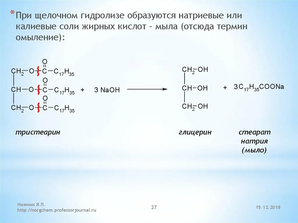 Щелочный гидролиз. Щелочной гидролиз глицерина. Щелочной гидролиз жирных высших кислот. Щелочной гидролиз олеостеаробутирата глицерина. Щелочной гидролиз 1 бромпропана.