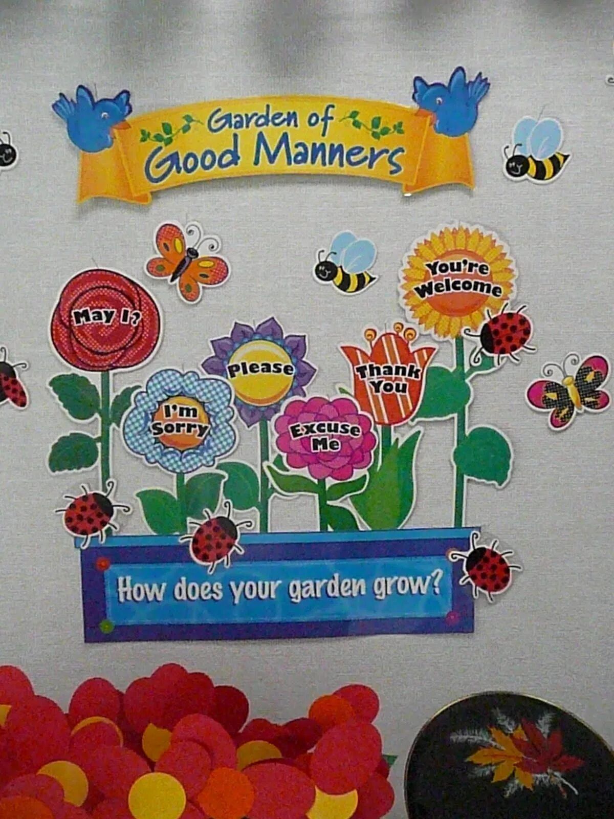 Good manners. Garden of good manners. Garden of good manners check. Parent teacher good manners. This our garden