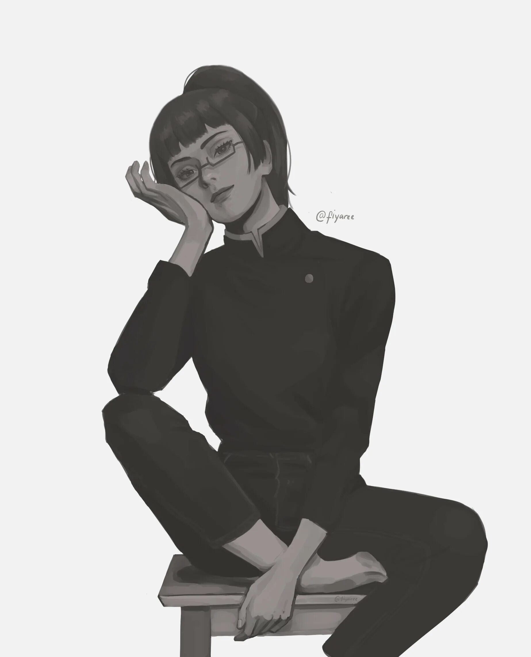 Maki Zenin jjk. Maki Zenin fanart. Маки Зенин Фанарт. Maki zen8n Fan Arts.