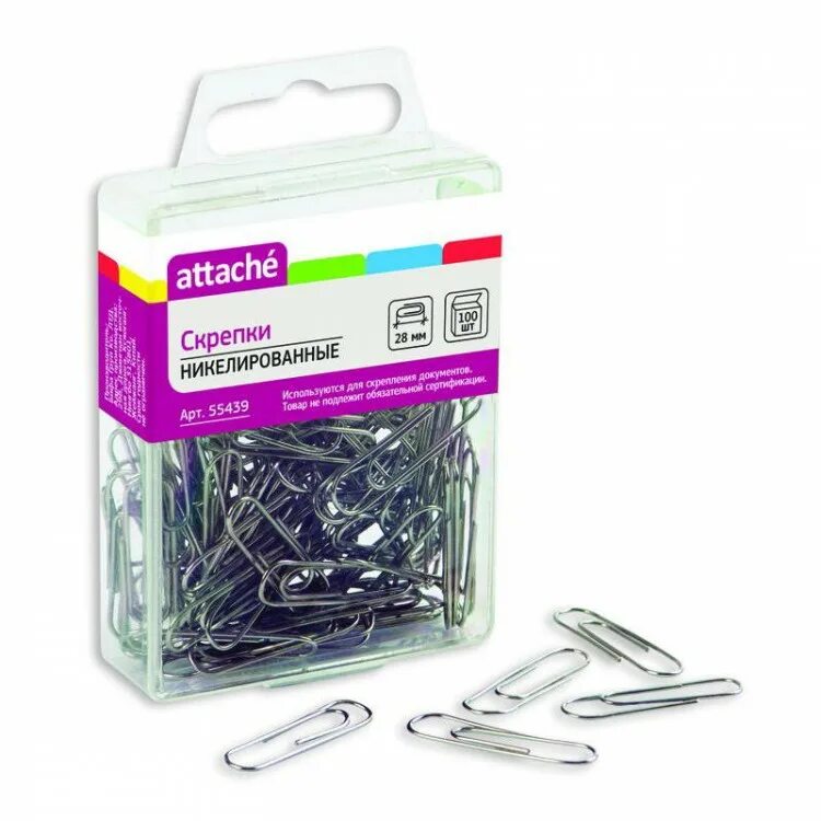 цветные зажимы скрепки и скобы. скрепки 50 шт. 100шт/уп. в карт. скрепки канцелярские 75 мм.
