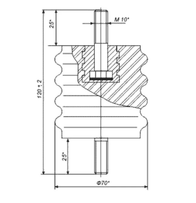 Изолятор м10. Изолятор sm25 (м6) силовой с болтом iek yis11-25-06-b. Болтом). 406-51. Изолятор опорный са-3/6 (армир.