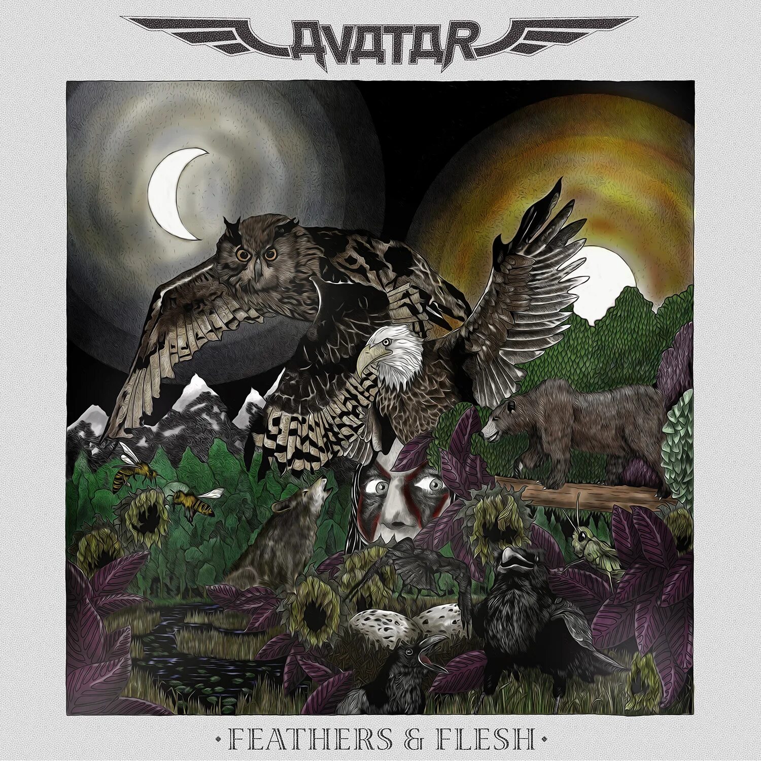 Feathering his own. Avatar Feathers and Flesh. Avatar Feathers Flesh 2016. Аватар альбом. Avatar группа обложка.