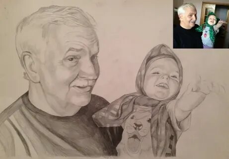 Рисуем подарок бабушке