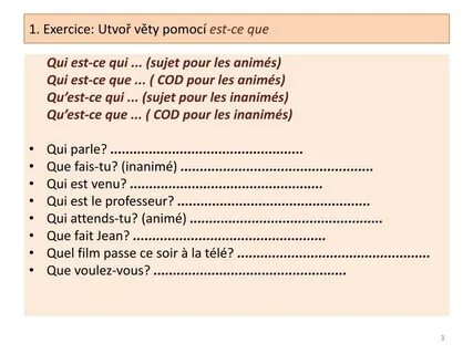 Qui est ce que c est