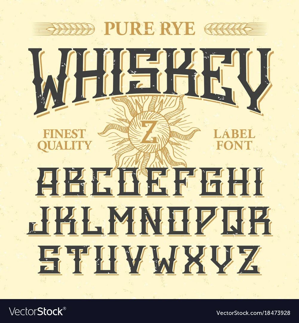 Label font
