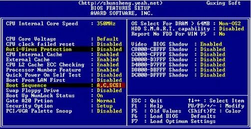 Floppy Drive в BIOS. Award BIOS 6. BIOS 1998. Award software. Internal cache