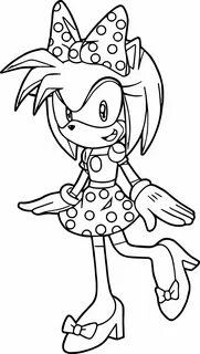 Amy Rose Bow Coloring Page - Wecoloringpage.com  Coloring books, Cartoon  coloring pages, Coloring pages