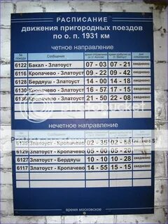 Расписание большого златоуста