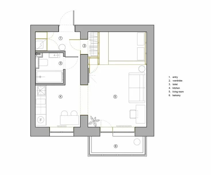 Купить 1-комнатную квартиру, 28.6 м² по адресу Краснодар, улица Западный Обход, 