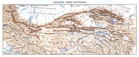 Куньлунь на карте