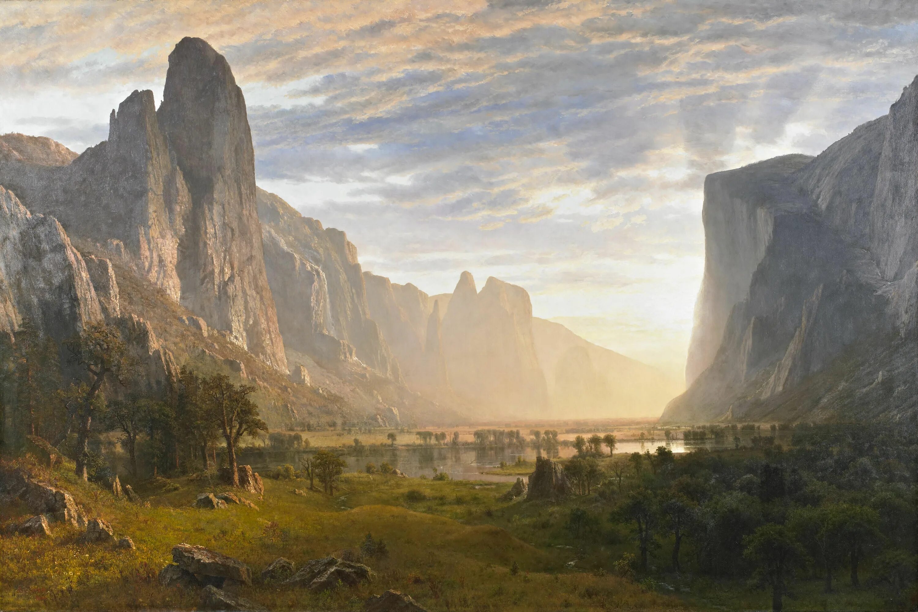 Painted landscape. Альберт Бирштадт Долина Йосемити. Американский художник пейзажист Альберт Бирштадт. Горные пейзажи Альберта Бирштадта. Альберт Бирштадт (Albert Bierstadt; 1830-1902).