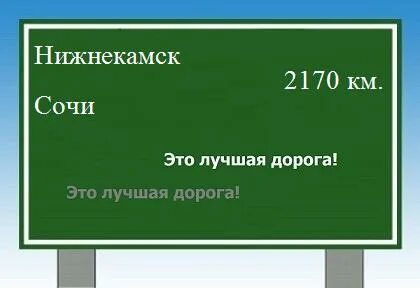 Нижнекамск сочи