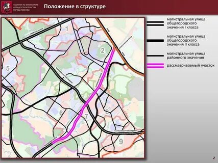 Участок дорожной сети