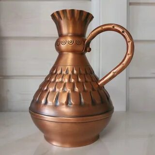 Медная ваза