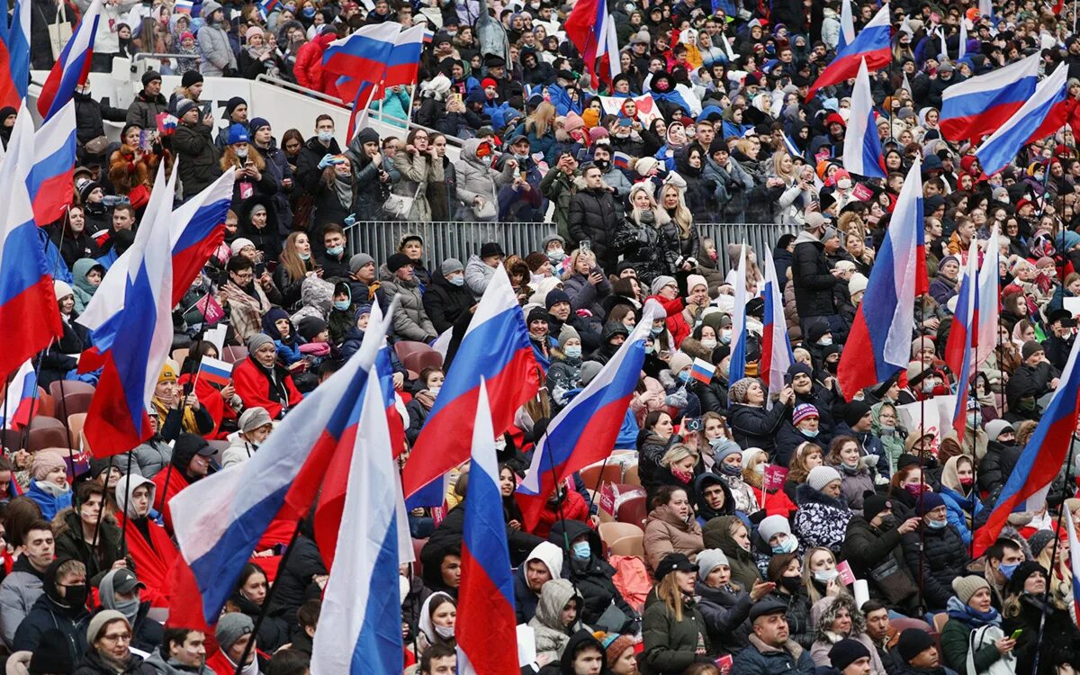 Где 23 февраля 2014 года состоялся митинг. Концерт присоединение Крыма 2021 в Лужниках.