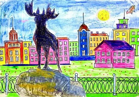 Чита рисунки города