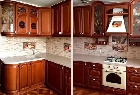 Кухни массив бук