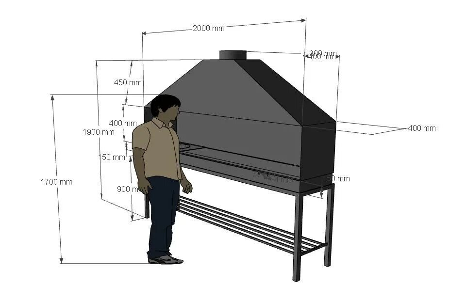 Оптимальные размеры мангала из металла. Барбекюшница своими руками из металла чертежи. Чертёж сварки мангала с ножками высота 600мм. Мангал с зольником чертеж. Мангал 1000х400 чертеж.