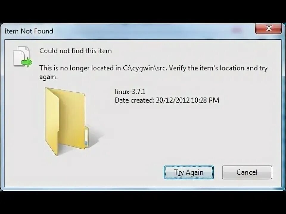 Item is not supported