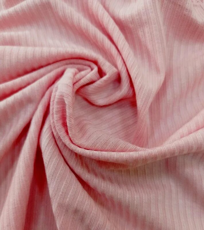 Тонкий трикотаж ткань. Холодная вискоза. Ткань холодная вискоза. Теплый розовый.