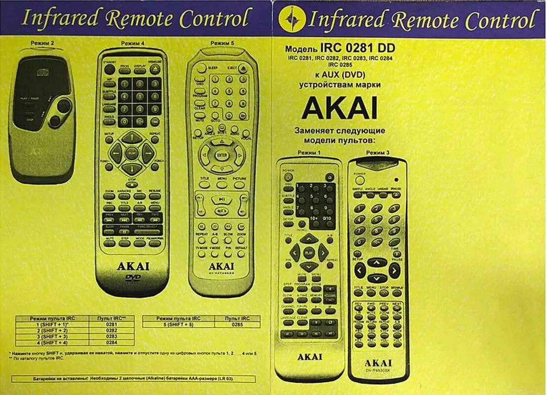 Пульт к irc158dd United aux 21 150114-a. IRC пульт фото. DVD Akai. Ua55ek1100u пульт Akai. Настроить универсальный пульт dexp