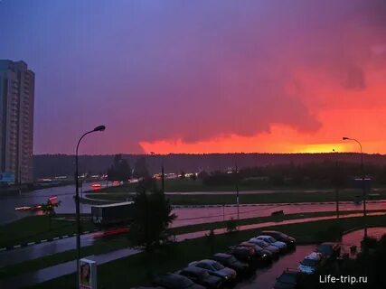 Закат орехово