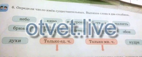 Слова из слова детвора. Определение числа в слове детвора. Текст выпиши существительные.