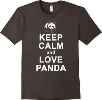 Amazon.com: Keep Calm And Love Panda Animals T Shirt : Clothing, Shoes.