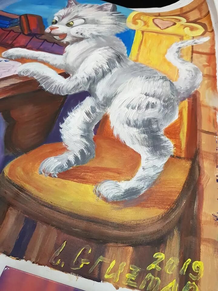 Кот Мурлыка рисунок. Котик Мурлыка. Коты в библиотеке рисунок.
