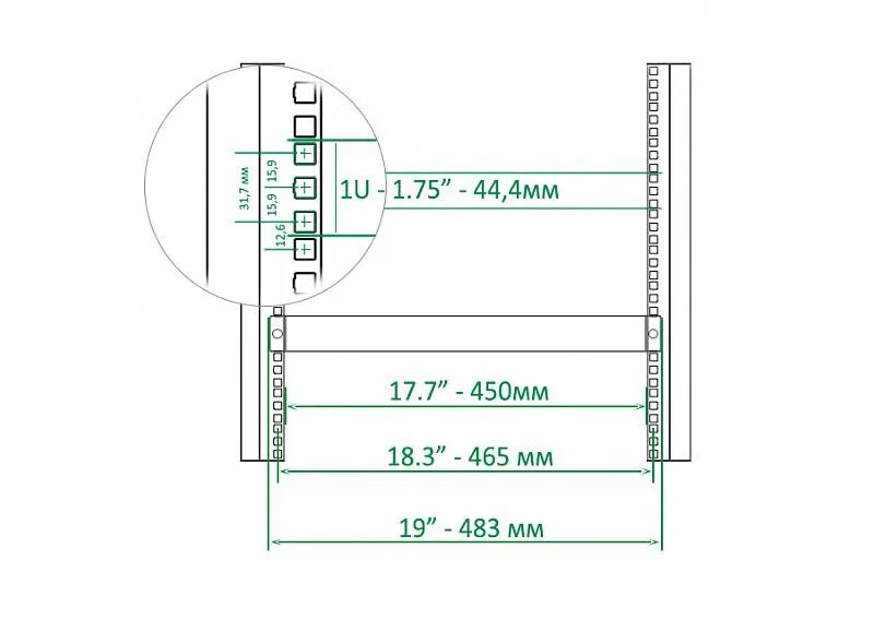 Рэковая стойка 19 дюймов чертеж. 19 Дюймовая стойка Размеры чертеж. 19 Дюймовая стойка ширина. Размеры 19 дюймовой стойки. Высота в юнитах