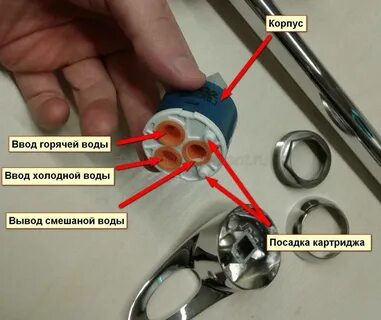Как разобрать кран в ванной однорычажный поворотный