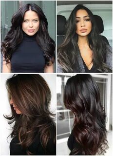 окрашивание волос для брюнеток 2024