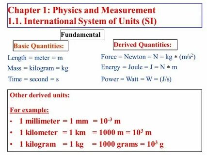 Physics measures